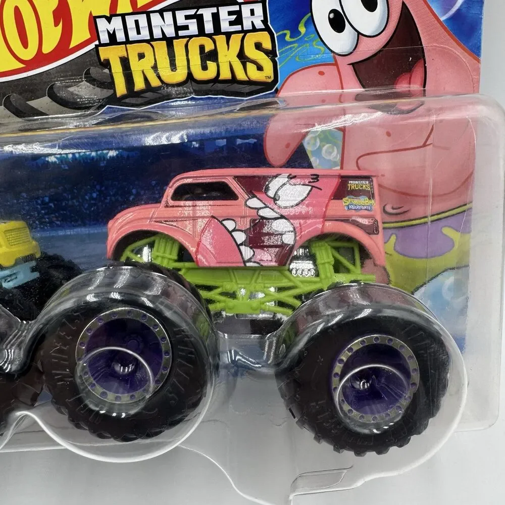 Hot Wheels SpongeBob SquarePants Patrick Demolition Doubles Monster Trucks